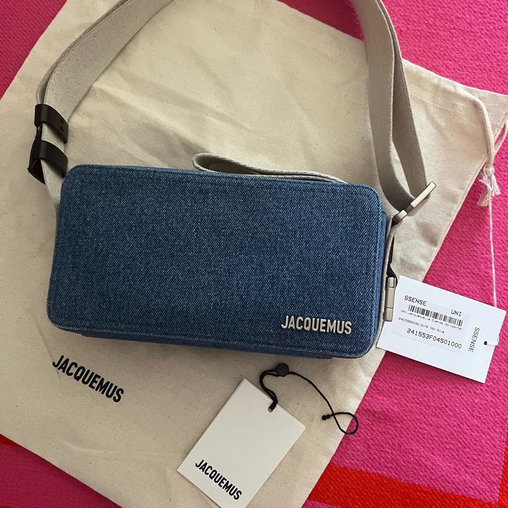 JACQUEMUS Blue Les Sculptures 'Le Cuerda horizontal' Bag